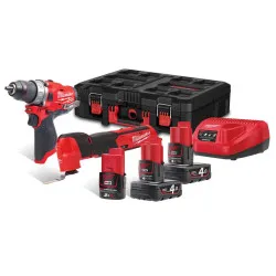 Набір з 2х інструментів безщіткових акумуляторних MILWAUKEE M12 FPP2AX-423P (4933478825)