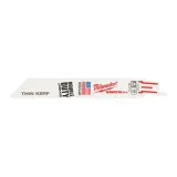 Полотно для сабельных пил MILWAUKEE THIN KERF, 150х1,4мм, (5 шт), (металл) (48475184)