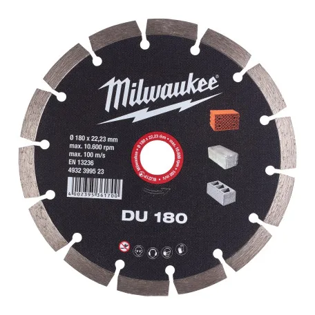 Диск алмазный MILWAUKEE DU 180 мм (4932399523)