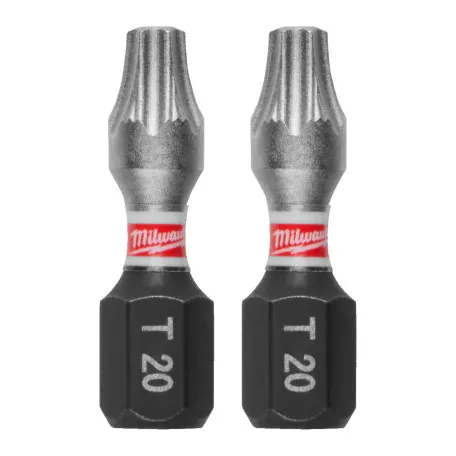 Бита MILWAUKEE SHOCKWAVE, TX20, 25мм, (3 шт.) (4932500363)