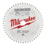 Диск пильный по алюминию PFTE MILWAUKEE, Ø160х20х2, 2мм, 52 зуба. (4932471292)