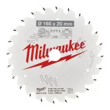 Диск пильный по дереву PFTE MILWAUKEE 160х20х2,2мм, 24 зуб. (4932471290)