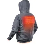 Куртка (толстовка) с электроподогревом MILWAUKEE, M12 HH GREY3-0 (XL), серая (4933464355)