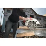 Пила дисковая ручная аккумуляторная MILWAUKEE, M18 BLCS66-502X, диаметр 165мм (зарядное устройство M12-18 FC, 2 аккумулятора M18 B5 5А (4933464590)