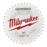 Диск пильный по дереву MILWAUKEE PFTE THIN KERF, диаметр 184х5/8 (4932471379)