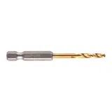 Сверло по металлу MILWAUKEE RedHEX SHOCKWAVE™ HSS-TiN, Ø3,3х67х24мм, (2 шт.) (4932471089)