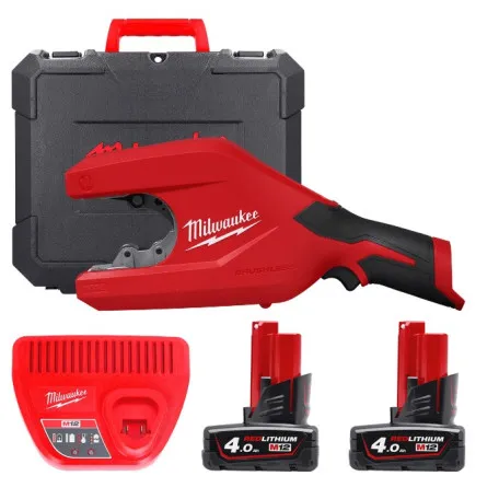 Аккумуляторный труборез по нержавеющей стали MILWAUKEE M12 PCSS54-402C, до 54 мм, комплект (4933498605)