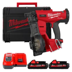 Пистолет гвоздозабивной аккумуляторный бесщёточный MILWAUKEE M18 FRCN45-302X (19-45мм) (ЗУ+2Х3Ач) (4933498169)