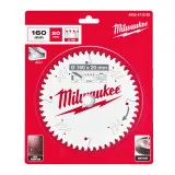 Диск пильный по алюминию PFTE MILWAUKEE, Ø160х20х2, 2мм, 52 зуба. (4932471292)