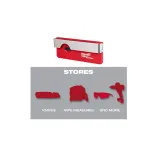 Магнитный держатель-пластина PACKOUT MILWAUKEE (4932493377)