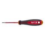 Отвертка трехгранная MILWAUKEE VDE, SL 0,4х2,5х75мм. (4932478712)