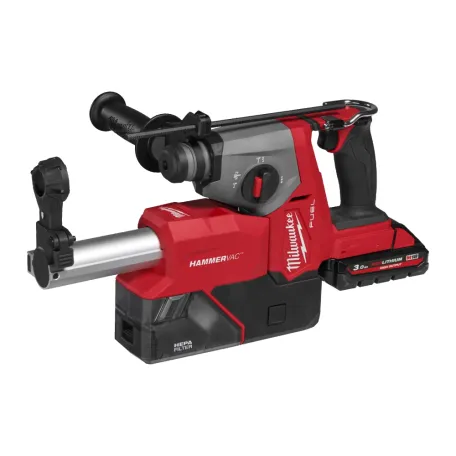 Перфоратор акумуляторний безщітковий SDS-PLUS MILWAUKEE M18FHACDDE-0C з пиловідводом (4933498586)