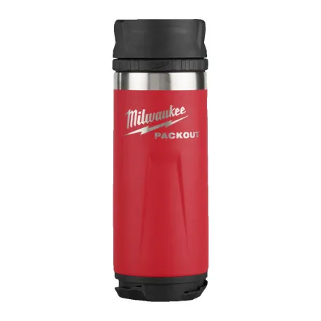 Термочашка PACKOUT 532 мл красная MILWAUKEE Sip Lid (4932493473)