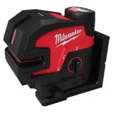 Нивелир линейно-точечный лазерный акум. MILWAUKEE, M12 CLL4P-301C (4933479203)