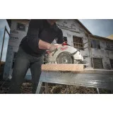 Пила дисковая ручная аккумуляторная MILWAUKEE, M18 BLCS66-502X, диаметр 165мм (зарядное устройство M12-18 FC, 2 аккумулятора M18 B5 5А (4933464590)