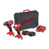Набор из 2 инструментов аккумуляторных бесщеточных MILWAUKEE M18 BLCPP2A-402C (M18 BLPDRC, BLIDRC) (4933492827)