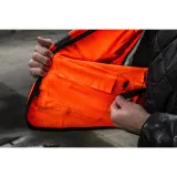 Жилет сигнальный, MILWAUKEE Hi-Viz PREMIUM, оранжевый, размер, 2XL/3XL, (4932471900)