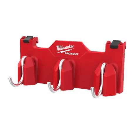 Держатель боковой для кейсов PACKOUT MILWAUKEE с крючками (4932498650)