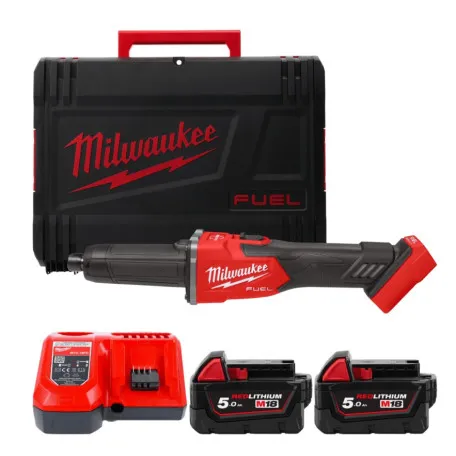 Машина прямошлифовальная аккумуляторная бесщёточная MILWAUKEE M18 FDGRB-502X (4933480954)