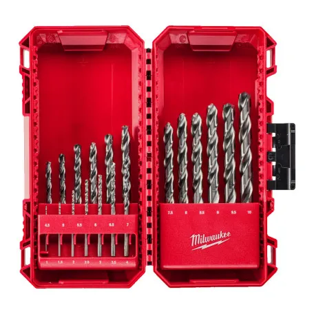 Набор сверл по металлу Milwaukee HSS-G TW, (19 шт), пластиковый кейс, (4932499766)