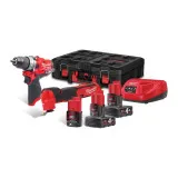 Набор из 2х инструментов аккумуляторных бесщеточных MILWAUKEE M12 FPP2AX-423P (4933478825)