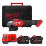Шлифмашина угловая, болгарка, аккумуляторная, бесщеточная MILWAUKEE, M18 FHSAG125XPDB2-802X, диаметр 125мм (4933493418)
