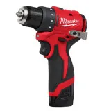 Дрель-шуруповёрт, аккумуляторная, бесщёточная, MILWAUKEE M12 BLDDRC-202С (4933499686)