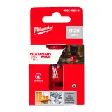 Коронка алмазная MILWAUKEE Diamond Plus/Max, диаметр 29,0мм (1/4'' Hex) (сверление с водой) (4932498351)