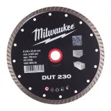 Диск алмазный MILWAUKEE DUT 230, Ø230мм (плитка/чистый рез) (4932399529)