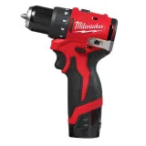 Дрель-шуруповёрт, аккумуляторная, бесщёточная, MILWAUKEE M12 BLDDRC-202С (4933499686)