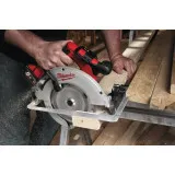 Пила дисковая ручная аккумуляторная MILWAUKEE, M18 BLCS66-502X, диаметр 165мм (зарядное устройство M12-18 FC, 2 аккумулятора M18 B5 5А (4933464590)