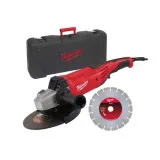Шлифмашина угловая MILWAUKEE, AG 22-230 E DSET, 2200Вт, Ø230мм (4933440300)