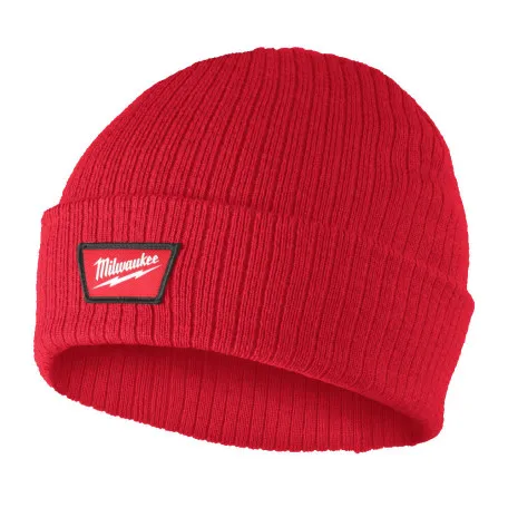 Шапка с манжетой BNC RD MILWAUKEE, красная (ONE-SIZE) (4932499385)