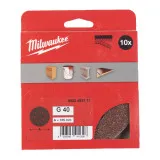 Шлифовальный круг MILWAUKEE Ø125/8 HL, зерно 40 - Комплект из 10 шт. (4932492172)