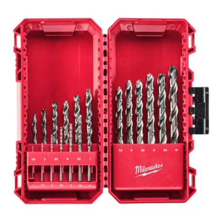 Набор сверл по металлу THUNDERWEB HSS-G PACKOUT MILWAUKEE, DIN-338 (19шт) (4932493869)