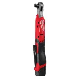 Аккумуляторный угловой бесщеточный гайковерт-трещотка MILWAUKEE M12 FIR12G2-252B, 1/2'', 108 Нм (4933498940)