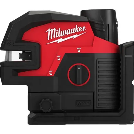 Нивелир линейно-точечный лазерный акум. MILWAUKEE, M12 CLL4P-301C (4933479203)