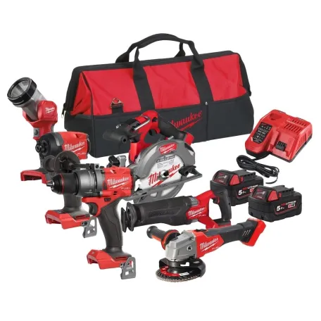 Набор из 6 инструментов аккумуляторных бесщеточных MILWAUKEE M18 FPP6G3-502B (4933498658)