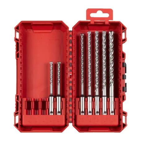 Набор Буров MILWAUKEE SDS-PLUS MX4 Set 2, (7 шт) 5 мм−10 мм, для Бетона и Арматуры (4932500061)