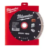 Диск алмазный MILWAUKEE DUH 180, 180мм (железобетон, кирпич) (4932399541)