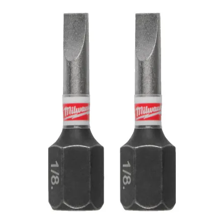 Бита MILWAUKEE SHOCKWAVE, SL0, 8x5, 5, 25мм, (3 шт.) (4932500387)