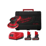 Шлифмашина эксцентриковая аккумуляторная MILWAUKEE M12 FROS5-502X 150мм (ЗУ+2аккум.Х5Ач+HDкейс) (4933493651)