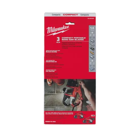 Полотно для ленточных пил MILWAUKEE, 898,52х1,8 мм, (5-8 мм толщина стенки), (3 шт.) (48390519)