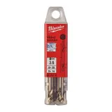 Сверло по металлу HSS-G MILWAUKEE, DIN 1412 C, 3,5х52х14мм, двустороннее, 10шт (4932352226)