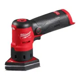 Шлифмашина вибрационная аккумуляторная бесщеточная, MILWAUKEE M12 FDSS-0B, каркас, картонная упаковка (4933479680)