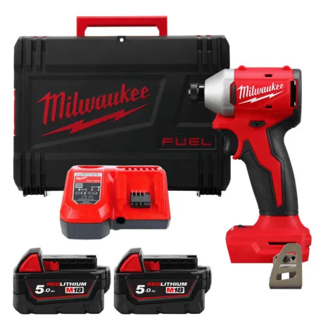 Винтоверт (импакт) ударный аккумуляторный MILWAUKEE, 190Нм M18 BLIDR-502X (4933492843)