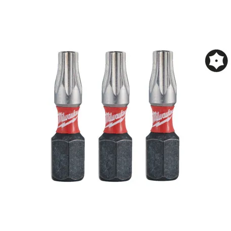 Бита MILWAUKEE SHOCKWAVE, TX BO20, 25мм, (3 шт.) (4932500374)
