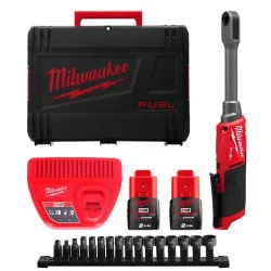 Гайковерт-тріскачка кутовий акумуляторний Hex 14.4мм MILWAUKEE, M12 FPTR-202X, 81Нм (4933499411)