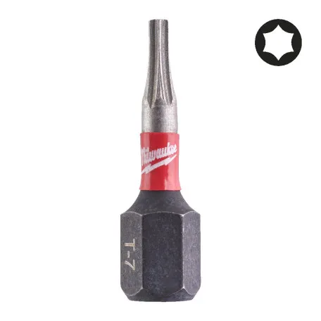 Бита MILWAUKEE SHOCKWAVE, TX7, 25 мм, (3 шт.) (4932500358)
