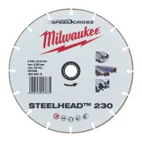 Диск алмазный MILWAUKEE Speedcross STEELHEAD 230, диаметр 230 мм, (металл, нержавейка) (4932492016)